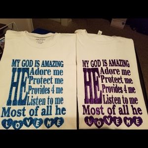 Customize shirts and mask